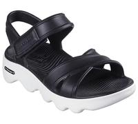 Skechers Foamies Massage Fit-Heartfelt, Zapatos para Agua Mujer, Negro Blanco, 37 EU