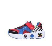 Zapatillas skechers gametronix niño azul/rojo 30