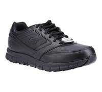 Skechers NAMPA, Sneakers para Hombre, Black Synthetic/Pu, 46 EU