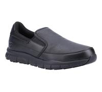 Skechers Nampa Groton, Mocasines Hombre, Negro, 40 EU