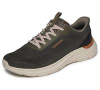 Skechers Garner - Tenis para Hombre, Malla Verde Oliva/sintético, Talla 48