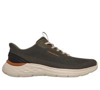 Skechers Garner, Zapatillas de Deporte para Hombre, Olive Mesh Sintético, 45 EU
