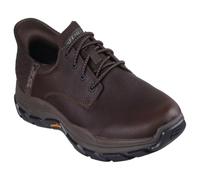 Skechers USA Men's Mocasín respetado Garrett, Rojo/marrón, 46 EU