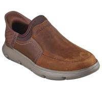 Skechers Tenis para hombre Garza Dorado, marrón oscuro, 43 EU