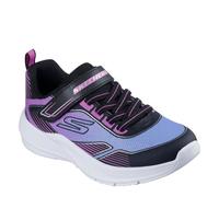 Skechers Girl'S Microspec Advance Oasis Point Sneaker, Black, 8 UK Child