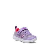 Skechers girls Skech-stepz Sneaker, Lavender/Pink, 7 Toddler US