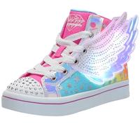 Skechers Girls TWI-Lites 2.0 Dreamy Wings Ankle Boot, Pink Multi, 1.5 UK Child