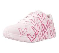 Skechers Zapatillas para niña Uno Lite Love Levitate blancas talla 4 UK