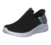 Skechers Girls, Zapatillas Niñas, Black Mesh Multi Trim, 27 EU