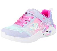 Skechers Girls, Zapatillas Niñas, Lavender Sparkle Mesh Hot Pink Trim, 32 EU