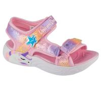 Skechers Girls, Zapatillas Niñas, Light Pink Textile Multi Trim, 24 EU
