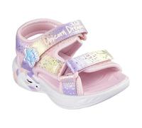 Skechers Girls, Zapatillas Niñas, Tela Rosa Claro Multi Trim, 22 EU