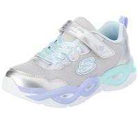 Skechers Girls, Zapatillas Unisex niños, Silver Mesh Multi Trim, 28 EU