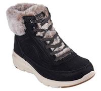 Skechers Glacial Ultra Mountain Muse, Botas Cortas al Tobillo Mujer, Black Synthetic, 42 EU