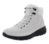 Skechers Glacial Ultra Woodlands, Botas Mujer, Blanco, 38 EU