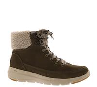 Skechers Glacial Ultra Woodlands, Botas Mujer, Olive Suede, 36.5 EU