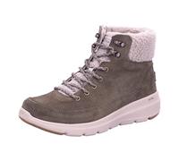 Skechers Glacial Ultra Woodlands, Botas Mujer, Olive Suede, 38 EU