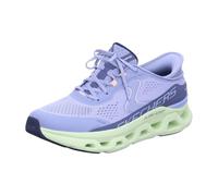 Skechers Glide-Step Atlus Hands Free Slip-ins, Zapatillas Mujer, Blue Synthetic/Mesh/Multi Trim, 41 EU