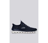 Skechers Hombre Glide-Step Noxus Slip-On, Navy Mesh/PU, 40 EU