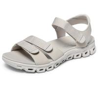 Skechers Glide-Step-Count On Me, Sandalias Deportivas Mujer, Gris Piedra, 37 EU