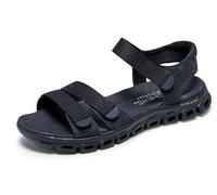 Skechers Glide-Step-Count On Me, Sandalias Deportivas Mujer, Negro, 41 EU