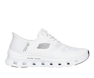 Skechers Glide-Step Pro Hands Free Slip-ins, Zapatillas Mujer, Blanco = Blanco, 41 EU Ancho