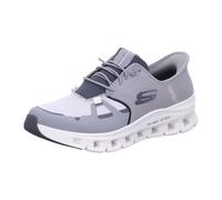 Skechers Zapatillas Glide-Step Pro Hombre Veganas Gris Malla/Hotmelt Ribete Carbón Talla 42,5