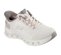Skechers Glide-Step Pro Pure Motion, Zapatillas Mujer, Natural Mesh/Brown Trim, 37 EU