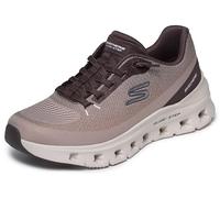 Skechers Glide-Step Pro Soft Mirage ZapatillasMujer | Malla 3D y superposición sintética, tenis de encaje elástico fijo, entresuela geométrica Glide-Step, plantilla de espuma