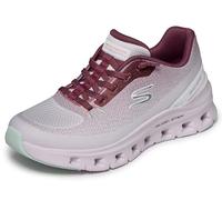 Skechers Glide-Step Pro Soft Mirage ZapatillasMujer | Malla 3D y superposición sintética, tenis de encaje elástico fijo, entresuela geométrica Glide-Step, plantilla de espuma