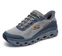 Skechers Glide-Step Sole Hands Free Slip-in, Zapatillas Hombre, Gris, 41 EU Ancho