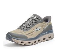 Skechers Glide-Step Sole Hands Free Slip-in, Zapatillas Hombre, Hoja de Oliva para mí Leaf It To Me, 45 EU