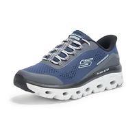 Skechers Glide-Step Sole Hands Free Slip-in, Zapatillas Hombre, Navy Textile/Synthetic/Trim, 41 EU