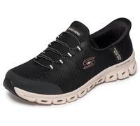 Skechers Glide-Step-Vibey - Tenis sin Cordones para Mujer, Bknt=Negro/Natural, 39 EU