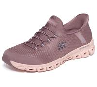 Skechers Glide-Step-Vibey - Tenis sin Cordones para Mujer, Burg=Burdeos, 39 EU