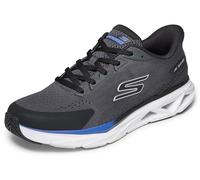 Skechers Glide Step Vortex - Tenis sin Cordones para Hombre, Negro/Carbón, 10.5