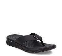Skechers GO CONSISTENT SANDAL SYNTHWAVE, Chanclas Hombre, Negro (Black), 41 EU