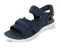 Skechers Go Consistent Sandalia, Hombre, Tejido sintético Natural y Negro, 44 EU