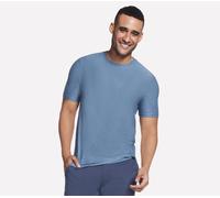 Skechers GO DRI All Day camiseta en Azul/Gris, talla Media