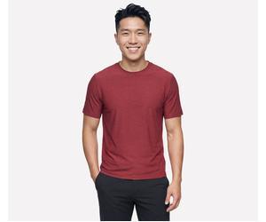 Skechers GO DRI All Day camiseta en Marengo/Rojo, talla Grande