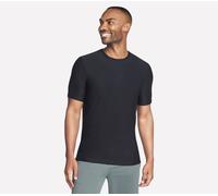 Skechers GO DRI All Day Solid camiseta en Negro, talla 2XL