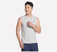 Skechers GO DRI Charge Muscle Tank en Gris Claro, talla XL