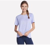 Skechers GO DRI Swift camiseta en Lavanda/Rosa Claro, talla Pequeña