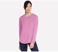 Skechers GO DRI Swift Long Sleeve Tunic Crew en Rose, talla Grande