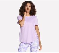 Skechers GO DRI Swift Tunic camiseta en Blanco/Plata, talla Pequeña