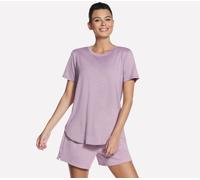 Skechers GO DRI Swift Tunic camiseta en Morado, talla Pequeña