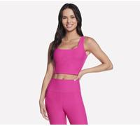 Skechers GO FLEX RIB Longline Bra en Rosa, talla Pequeña