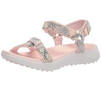Skechers Go Golf 600 Sandalia, Zapatos Mujer, Estampado de Serpiente múltiple Rosa Claro, 37 EU