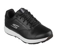 Skechers Go Golf Elite 5 Legend, Zapatillas Hombre, Cuero Negro Ribete Blanco, 44.5 EU