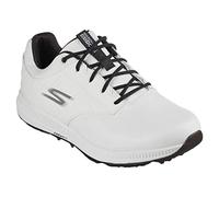 Skechers Go Golf Elite 5 Legend, Zapatillas Hombre, Piel Blanca y Ribete Negro, 47.5 EU